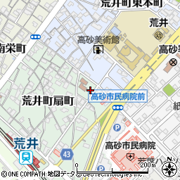 兵庫県高砂市荒井町扇町2-3周辺の地図