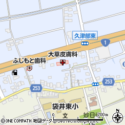 静岡県袋井市国本2009-1周辺の地図