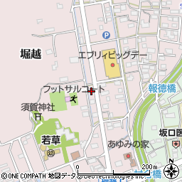 静岡県袋井市堀越945周辺の地図