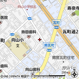 愛知県豊橋市南瓦町101周辺の地図