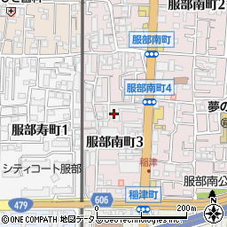 阪急タクシー株式会社　今からお迎え専用ダイヤル西宮・芦屋周辺の地図