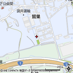 静岡県袋井市鷲巣405周辺の地図