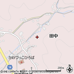 静岡県賀茂郡河津町田中周辺の地図