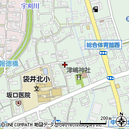 静岡県袋井市久能1654周辺の地図