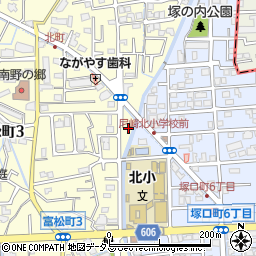 兵庫県尼崎市富松町3丁目14周辺の地図