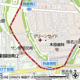 日商岩井グリーンサイドマンション周辺の地図