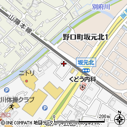 兵庫県加古川市野口町坂元1016周辺の地図