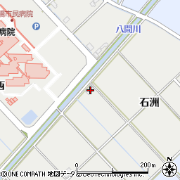愛知県豊橋市青竹町石洲89周辺の地図