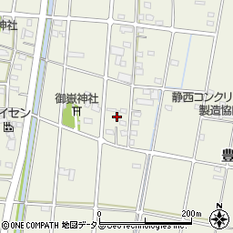 静岡県浜松市中央区豊西町430周辺の地図