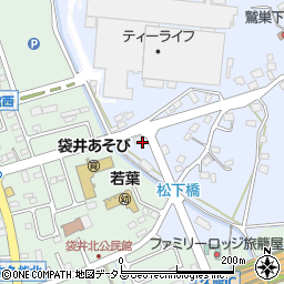 静岡県袋井市鷲巣135周辺の地図