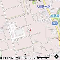 静岡県磐田市大久保154周辺の地図