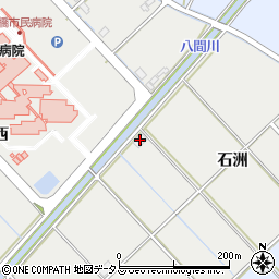 株式会社山信米穀　青竹倉庫周辺の地図