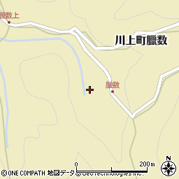 岡山県高梁市川上町臘数968周辺の地図