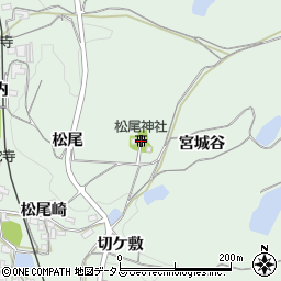 松尾神社周辺の地図