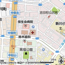 名古屋法務局豊橋支局周辺の地図