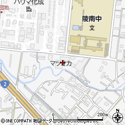 兵庫県加古川市野口町水足485周辺の地図