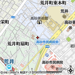 兵庫県高砂市荒井町扇町2-1周辺の地図