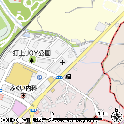 大阪府寝屋川市打上中町7周辺の地図