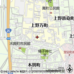 三重県伊賀市上野万町2234周辺の地図