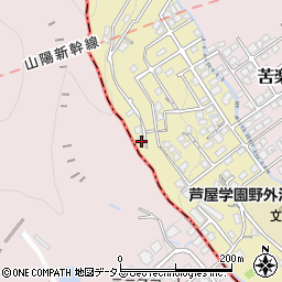 兵庫県西宮市苦楽園四番町16-35周辺の地図