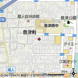 株式会社モレス　大阪支店周辺の地図