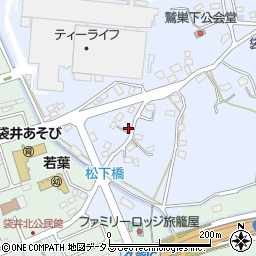 静岡県袋井市鷲巣127周辺の地図