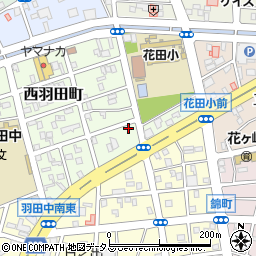 愛知県豊橋市西羽田町177周辺の地図