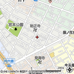 愛知県豊橋市大井町周辺の地図