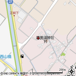 岡山県赤磐市上市288周辺の地図