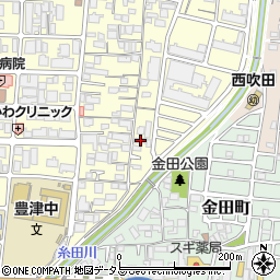 大阪府吹田市垂水町2丁目35-6周辺の地図