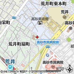 兵庫県高砂市荒井町扇町2-26周辺の地図