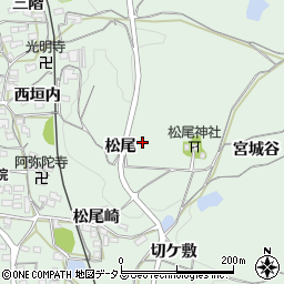 京都府木津川市山城町椿井松尾周辺の地図