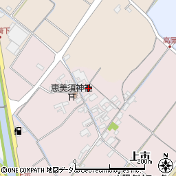 岡山県赤磐市上市332周辺の地図