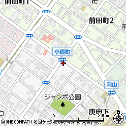 豊橋前田郵便局周辺の地図