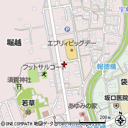 静岡県袋井市堀越948周辺の地図