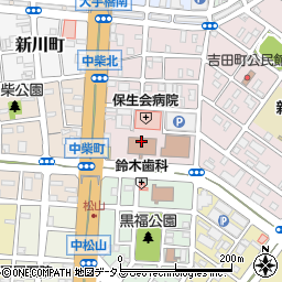 豊橋簡易裁判所　民事部保全係周辺の地図