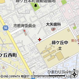 三重県伊賀市緑ケ丘本町4129-2周辺の地図