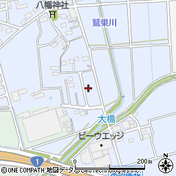 静岡県袋井市鷲巣647周辺の地図