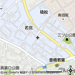 愛知県豊橋市牟呂町周辺の地図
