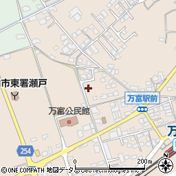 岡山県岡山市東区瀬戸町万富354周辺の地図