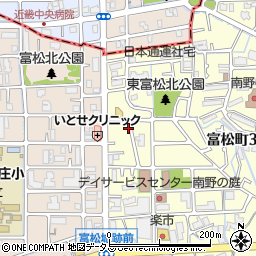 兵庫県尼崎市富松町3丁目23周辺の地図