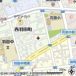 愛知県豊橋市西羽田町185周辺の地図