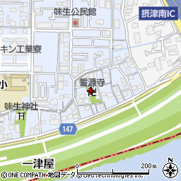 誓源寺周辺の地図