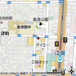 株式会社エヌ・ビー・シー　大阪支店周辺の地図