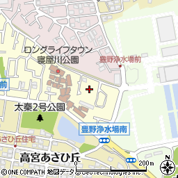 大阪府寝屋川市太秦緑が丘32周辺の地図