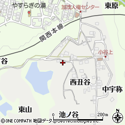 京都府木津川市加茂町大野西丑谷93-1周辺の地図