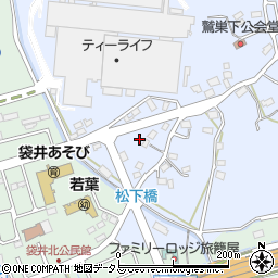 静岡県袋井市鷲巣144周辺の地図