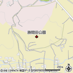 勝間田公園周辺の地図