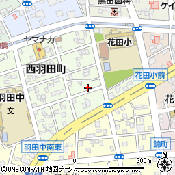 愛知県豊橋市西羽田町186周辺の地図