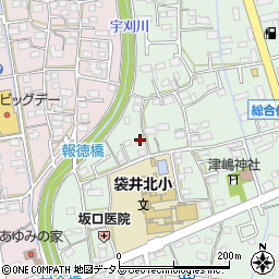 静岡県袋井市久能1808周辺の地図